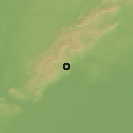 Shaded relief of the 50 km around Limbach, drawn from the GMTED2010 grid