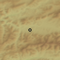 Shaded relief of the 50 km around Liptovské Sliače, drawn from the GMTED2010 grid