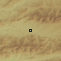 Shaded relief of the 50 km around Liptovský Mikuláš, drawn from the GMTED2010 grid