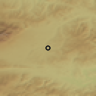 Shaded relief of the 50 km around Ľubica, drawn from the GMTED2010 grid