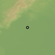 Shaded relief of the 50 km around Malinovo, drawn from the GMTED2010 grid