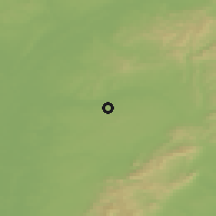 Shaded relief of the 50 km around Borský Mikuláš, drawn from the GMTED2010 grid