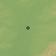 Shaded relief of the 50 km around Moravský Svätý Ján, drawn from the GMTED2010 grid