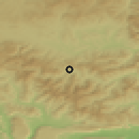 Shaded relief of the 50 km around Nálepkovo, drawn from the GMTED2010 grid