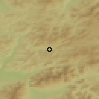 Shaded relief of the 50 km around Nová Bystrica, drawn from the GMTED2010 grid