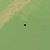 Shaded relief of the 50 km around Nová Dedinka, drawn from the GMTED2010 grid