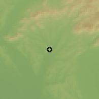 Shaded relief of the 50 km around Nová Ves nad Žitavou, drawn from the GMTED2010 grid