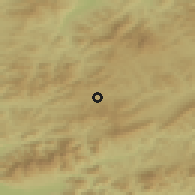 Shaded relief of the 50 km around Oravská Lesná, drawn from the GMTED2010 grid