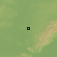 Shaded relief of the 50 km around Plavecký Štvrtok, drawn from the GMTED2010 grid