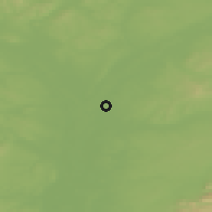 Shaded relief of the 50 km around Brodské, drawn from the GMTED2010 grid