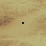 Shaded relief of the 50 km around Rakúsy, drawn from the GMTED2010 grid