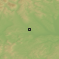 Shaded relief of the 50 km around Rimavské Janovce, drawn from the GMTED2010 grid