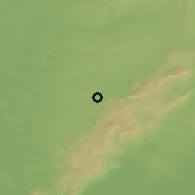 Shaded relief of the 50 km around Rohožník, drawn from the GMTED2010 grid