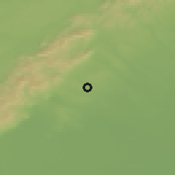 Shaded relief of the 50 km around Budmerice, drawn from the GMTED2010 grid