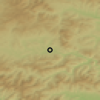 Shaded relief of the 50 km around Spišské Vlachy, drawn from the GMTED2010 grid