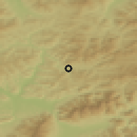 Shaded relief of the 50 km around Stará Bystrica, drawn from the GMTED2010 grid