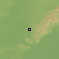 Shaded relief of the 50 km around Stupava, drawn from the GMTED2010 grid