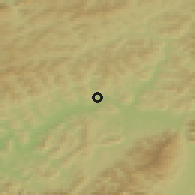 Shaded relief of the 50 km around Svederník, drawn from the GMTED2010 grid