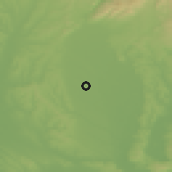 Shaded relief of the 50 km around Tekovské Lužany, drawn from the GMTED2010 grid