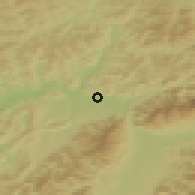 Shaded relief of the 50 km around Teplička nad Váhom, drawn from the GMTED2010 grid