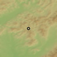Shaded relief of the 50 km around Valaská Belá, drawn from the GMTED2010 grid