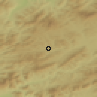 Shaded relief of the 50 km around Zákamenné, drawn from the GMTED2010 grid