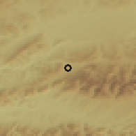 Shaded relief of the 50 km around Zuberec, drawn from the GMTED2010 grid