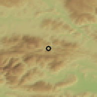 Shaded relief of the 51 km around Črna na Koroškem, drawn from the GMTED2010 grid