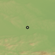 Shaded relief of the 51 km around Dornava, drawn from the GMTED2010 grid
