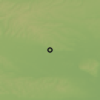 Shaded relief of the 51 km around Filovci, drawn from the GMTED2010 grid