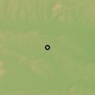 Shaded relief of the 51 km around Benedikt v Slov. goricah, drawn from the GMTED2010 grid