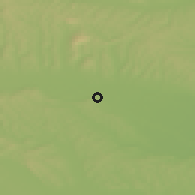 Shaded relief of the 51 km around Gornja Radgona, drawn from the GMTED2010 grid