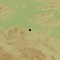 Shaded relief of the 51 km around Gradišče nad Pijavo Gorico, drawn from the GMTED2010 grid