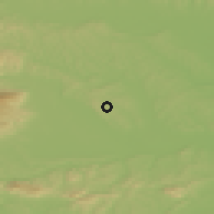 Shaded relief of the 51 km around Grajenščak, drawn from the GMTED2010 grid