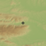 Shaded relief of the 51 km around Bistrica ob Dravi, drawn from the GMTED2010 grid