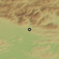 Shaded relief of the 51 km around Kamnik, drawn from the GMTED2010 grid