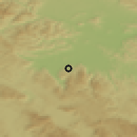 Shaded relief of the 51 km around Kamnik pod Krimom, drawn from the GMTED2010 grid