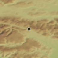 Shaded relief of the 51 km around Koroška Bela, drawn from the GMTED2010 grid