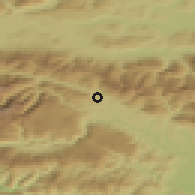 Shaded relief of the 51 km around Blejska Dobrava, drawn from the GMTED2010 grid