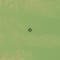 Shaded relief of the 51 km around Križevci pri Ljutomeru, drawn from the GMTED2010 grid