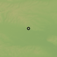 Shaded relief of the 51 km around Bogojina, drawn from the GMTED2010 grid