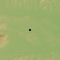 Shaded relief of the 51 km around Lenart v Slov. goricah, drawn from the GMTED2010 grid