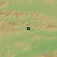 Shaded relief of the 51 km around Loka pri Zidanem Mostu, drawn from the GMTED2010 grid
