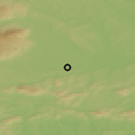 Shaded relief of the 51 km around Lovrenc na Dravskem polju, drawn from the GMTED2010 grid