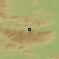 Shaded relief of the 51 km around Lovrenc na Pohorju, drawn from the GMTED2010 grid