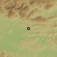 Shaded relief of the 51 km around Lukovica pri Domžalah, drawn from the GMTED2010 grid