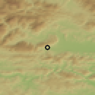 Shaded relief of the 51 km around Braslovče, drawn from the GMTED2010 grid