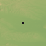 Shaded relief of the 51 km around Bratonci, drawn from the GMTED2010 grid