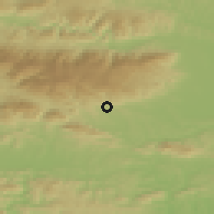 Shaded relief of the 51 km around Oplotnica, drawn from the GMTED2010 grid