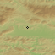 Shaded relief of the 51 km around Ponikva pri Žalcu, drawn from the GMTED2010 grid